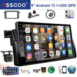 Android 13 Autoradio Navi GPS WIFI RDS +KAM für 3er BMW E46 318 320 325 Rover 75