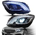 Upgrade LED Projektor Scheinwerfer Für Mercedes-Benz C-Klass W205 2015-2020