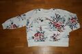 Wunderschöner Pullover Sweatshirt " ONLY " weiß mit Blumen Gr. 3XL