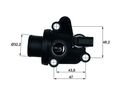 MAHLE Thermostat Kühlmittel BEHR TI 12 87 für MERCEDES KLASSE W168 VANEO 414 210