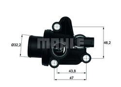 BEHR / MAHLE TI1287 Thermostat für MERCEDES W168 A140-210 VANEO 414 1.4 1.6 1.9