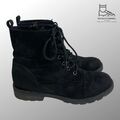 Schwarze Damen Schnürboots EUR 39