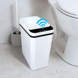 Automatik Sensor Mülleimer Abfalleimer Papierkorb Deckel 12L Smarter Mülleimer