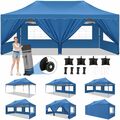 3x3/3x6m Pavillon Wasserdicht Faltpavillon Pop Up Partyzelt Gartenzelt UV