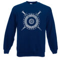 Viking Shield And Swords Sweatshirt Pullover Vikings Wikinger Schild Schwert &