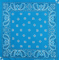 k033 - Paisley Blau Kopftuch Bandana Halstuch Tuch Nikki Biker Sport Motorrad