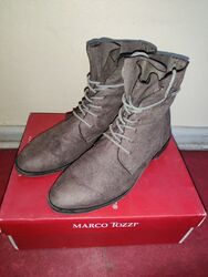 Marco Tozzi by Tamaris Schnürstiefelette Chukka Boots braun taupe Gr. 39