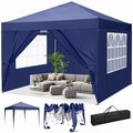 Pavillon 3x3m Wasserdicht UV Faltpavillon Pavillon Partyzelt Gartenzelt Festzelt