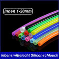 Silikonschlauch lebensmittelecht Siliconschlauch 1 2 3 4 5 6 7 8 10 12 20 mm