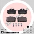 ZIMMERMANN Bremsbelagsatz Scheibenbremse 20961.172.1 für AUDI VW SKODA PEUGEOT 4