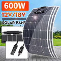 600W Flexibles Solarmodul Mono RV PV Panel Netzunabhängige Wohnwagen Solarpanel