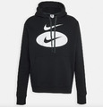 Nike Hoodie Sportswear Crew Sweatshirt Sweater Pulli Pullover Schwarz Herren