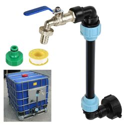 IBC Adapter Verbindungsset 3/4" Auslaufhahn Für Tank Container Regenwassertank