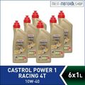 Castrol Power 1 Racing 4T 10W-40 6x1 Liter = 6 Liter