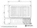 Luftfilter Filtereinsatz ADN12291 BLUE PRINT für NISSAN RENAULT MERCEDES-BENZ