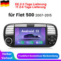 Android 13 Autoradio Für Fiat 500 07-2015 GPS Navi WIFI BT SWC Carplay DAB 2+64G