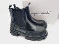 Damen Schuhe Stiefel Stiefeletten Plateau Winterschuhe schwarz gefüttert 36-41