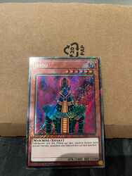 Yugioh Karte Jinzo Platinum Secret Rare Deutsch RA03-DE099 NM Top!