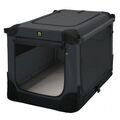 Maelson Soft Kennel faltbare Hundebox Hundehütte Autobox Ruheplatz -anthrazit-