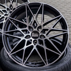 19 Zoll Felgen B2 für BMW 3er F30 F31 4er F32 F33 F36 ET35 Schwarz 5x120