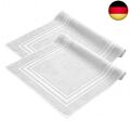 Komfortec Badvorleger Set 2 Teilig, Frottee Duschvorleger, Waschbar Duschmatte