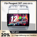 9" Android 12 Autoradio Carplay Für peugeot 307 SW CC 2002-2013 GPS Navi WIFI BT