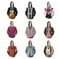 Cosplay Sword and Shield 3D Hoodies Cosplay Leon Hop Sweatshirts Jacke Mantel