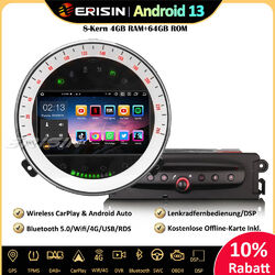 8-Kern DSP Android 13 Autoradio für BMW Mini Cooper GPS BT5.0 DAB+ CarPlay Navi