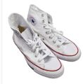 Converse Chuck Taylor All Star klassische Hi Tops weiß Größe UK 4/EU 36,5 | MIT 384#