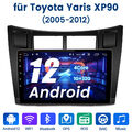 Für Toyota Yaris XP90 2005-2012 Autoradio 1+32G Android 12 Bluetooth WIFI DAB FM