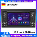 7" Autoradio Android13.0 Für Audi A4 8E 8H B6 B7 2000-2009 Navi GPS Carplay DAB+