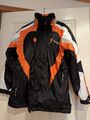 Winterjacke/Ski Jacke in Schwarz/Weiß/Orange Gr. 164/S