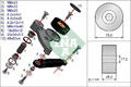 Keilriemenspanner Reparaturset 533 0118 10 INA für AUDI VW SKODA