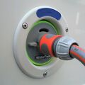 Wassertankdeckel mit Gardena Anschluss Wohnmobil Caravan (Typ groß 3-Pin D:78)