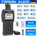 TOPDON AL600 Profi Auto Diagnosegerät KFZ OBD2 Scanner SAS BMS Oil Reset ABS SRS