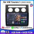 Für VW Touran 1T1 1T2 1T3 2003-2010 Android13 Autoradio GPS Carplay DAB SWC WIFI