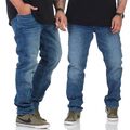 TOM TAILOR Herren Jeans Josh Regular Slim Used Mid Blue Stone denim Herrenjeans