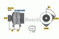 BOSCH Lichtmaschine Generator LiMa ohne Pfand für Fahrzeuge ohne Klimaanlage