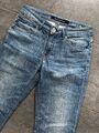 MARC O POLO ALBI SLIM CROPPED MID WAIST  DAMENJEANS  Gr.34 W26L32 BLAU TOP