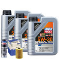 Motoröl 5W30 LIQUI MOLY Leichtlauf Special Tec Ll 3L+MAHLE Ölfilter +Spülung