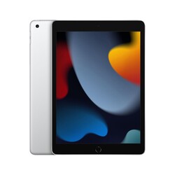 APPLE iPad Wi-Fi + Cellular (9. Generation 2021), Tablet, 256 GB, 10,2 Zoll, Sil