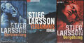 3x Stieg Larsson VERBLENDUNG, VERDAMMNIS und VERGEBUNG Millenium Trilogie 