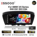 4+64G DAB+ CarPlay für BMW E60 E61 E90 E91 CCC GPS Android 13 8Core 4G Autoradio