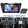 4+64G Für Mazda 5 2010-2015 Carplay Android 13.0 Autoradio GPS Navi RDS WIFI BT