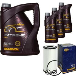 Ölwechsel Set 8L MANNOL Extreme 5W-40 Motoröl + SCT Filter KIT 10201973