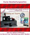 Überspielen digitalisieren von VHS VHS-C Hi8 Video8 Digital8 MiniDV auf DVD