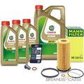 MANN-FILTER ÖLFILTER+8L CASTROL EDGE 5W-30 M FÜR BMW 3-ER E90 E91 E92 E93