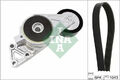 Mehrrippiger Keilriemen Set 529 0429 10 INA für AUDI SEAT SKODA VW