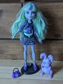 Monster High Puppe "Twyla 13 Wünsche" mit Haustier Dustin