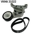 SKF Spannrollensatz für den Nebentrieb AUDI, SEAT, SKODA, VW VKMA31022